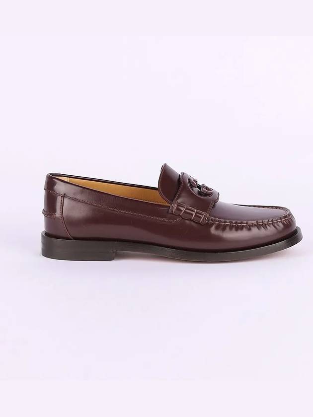 Interlocking G Loafer Bordeaux Leather - GUCCI - BALAAN 3