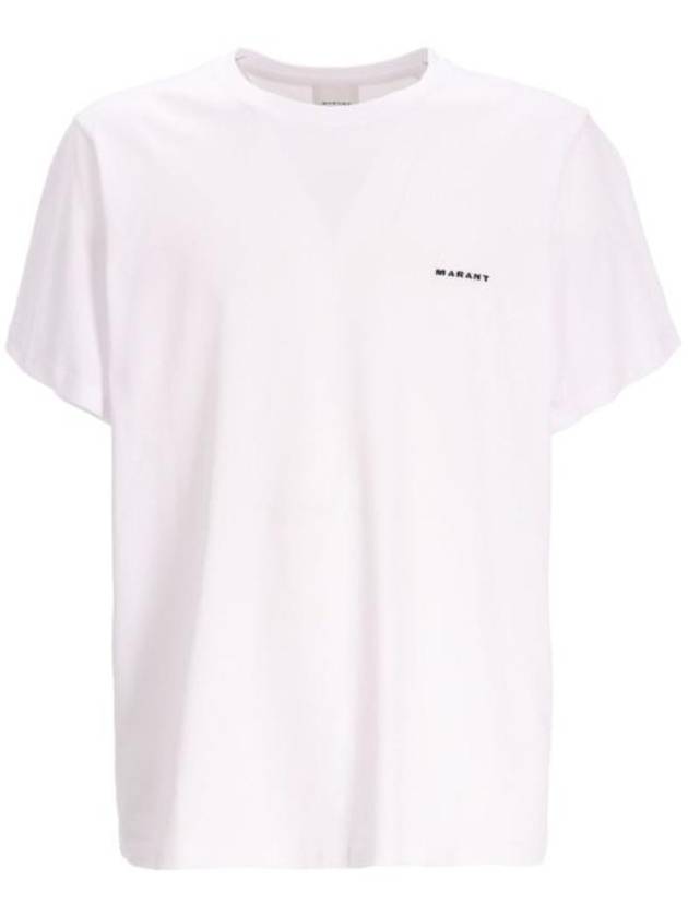 Zafferh Cotton Short Sleeve T-Shirt White - ISABEL MARANT - BALAAN 2