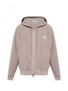 ORB Logo Organic Cotton Zip-Up Hoodie Grey Mink - VIVIENNE WESTWOOD - BALAAN 2