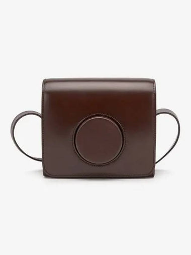 Refurbished Small Vegetable Tan Leather Camera Shoulder Bag Roasted Pecan BG245LL071BR503 - LEMAIRE - BALAAN 1