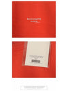 Reverse Logo Sweatshirt Red - ACNE STUDIOS - BALAAN 6