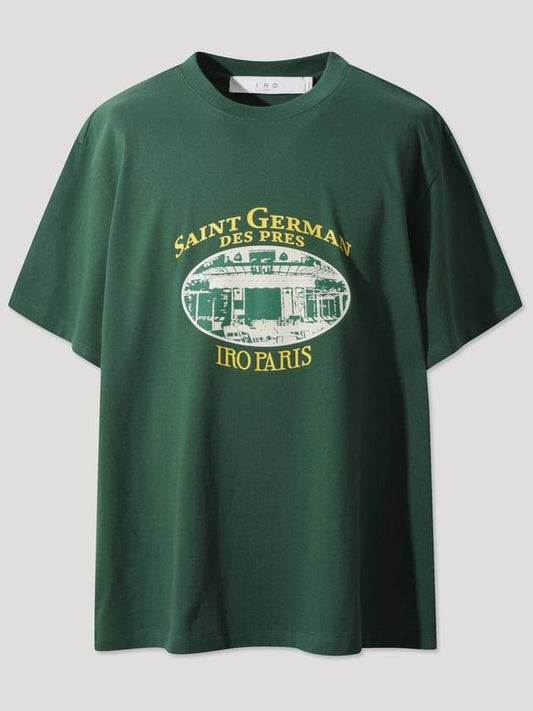 Green Saint GerMAN graphic short sleeve t shirt - IRO - BALAAN 2