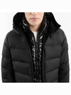 double front hooded down jacket black - FAY - BALAAN 3