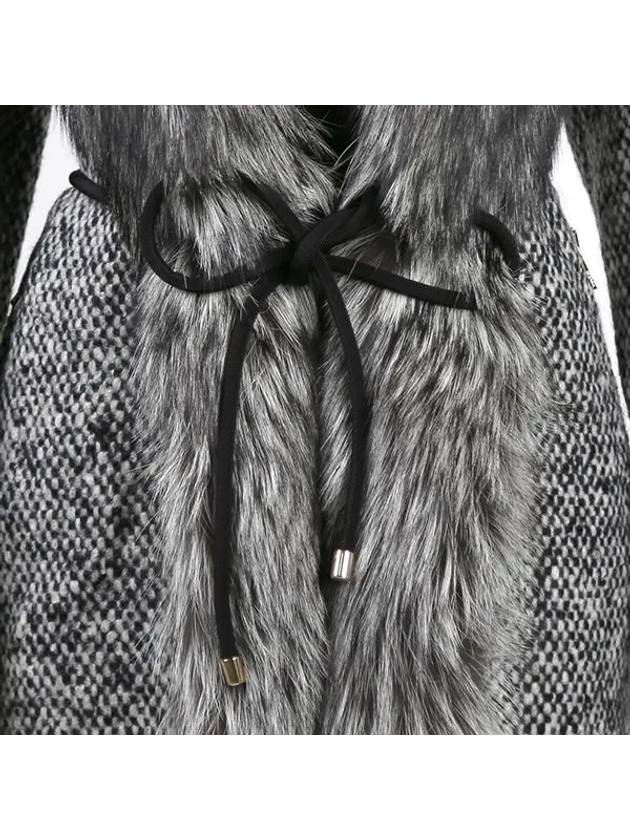 Jea Women's Fox Padded Coat Black GEA_4992410 57932 999 - MONCLER - BALAAN 5