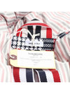 Summer Tweed Hooded Football Sideline Parka - THOM BROWNE - BALAAN 8