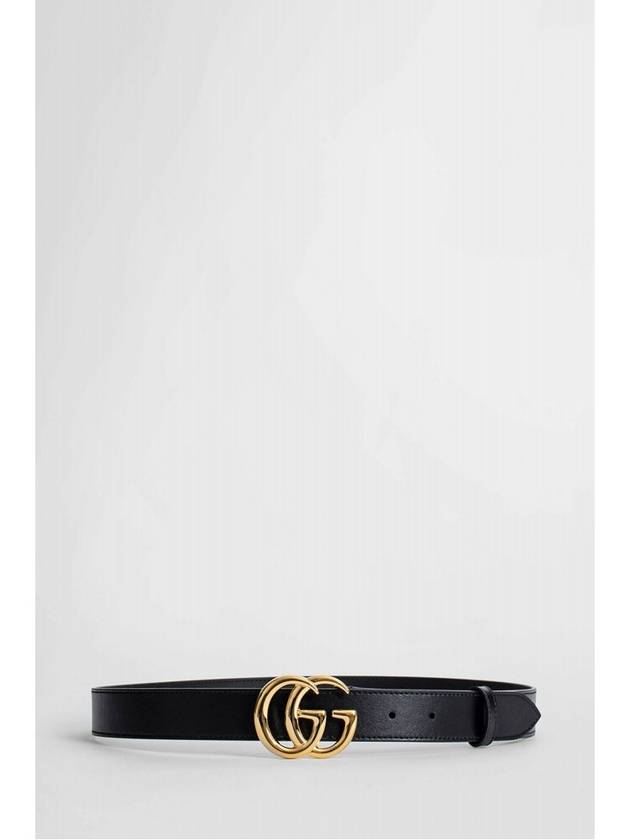 Men's GG Marmont Buckle Belt Black - GUCCI - BALAAN 8