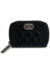 Boy Caviar Zipper Card Wallet - CHANEL - BALAAN 2