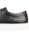 Achilles White Sole Low Top Sneakers Black - COMMON PROJECTS - BALAAN 7