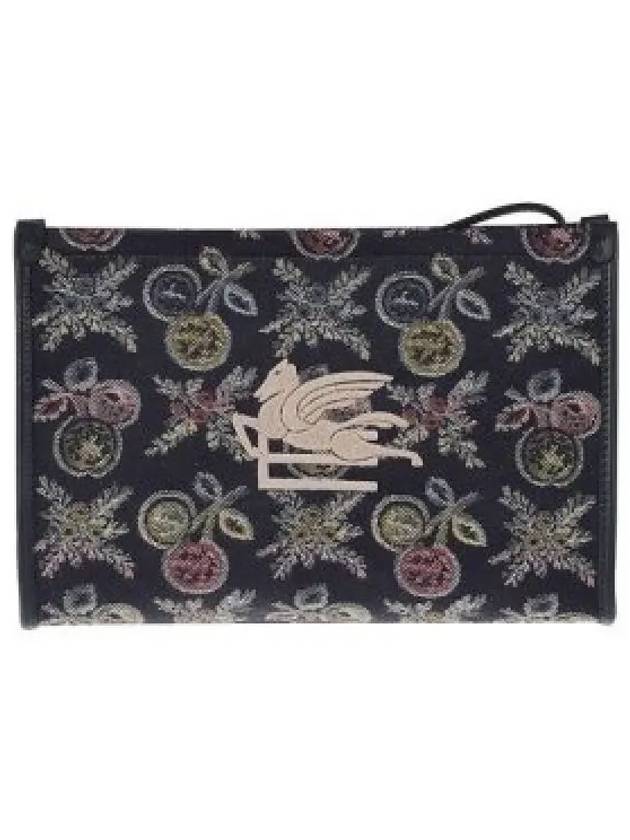 large jacquard pouch with multi-colored apples 1H783 7578 0201 multi-colored apple large - ETRO - BALAAN 2