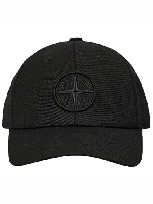 Embroidered Logo Ball Cap Black - STONE ISLAND - BALAAN 2