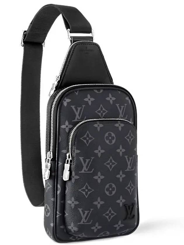 Avenue PM Sling Bag Black - LOUIS VUITTON - BALAAN 3