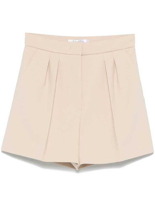 Max Mara Shorts Beige - MAX MARA - BALAAN 1