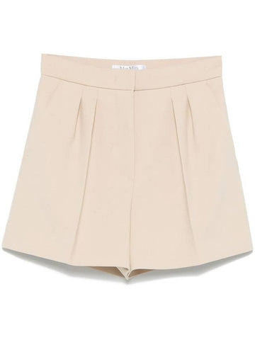 Max Mara Shorts Beige - MAX MARA - BALAAN 1