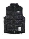 Logo Down Vest Black - HORN GARMENT - BALAAN 1