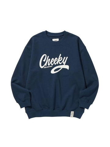 CHEEKY CREW SWEAT NAVY - LIBERE - BALAAN 1