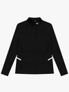 Drew Cut-out Poly Long Sleeve T-Shirt DF41LT03BLACK - DRUH GOLF - BALAAN 1