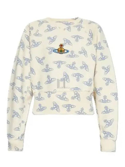 Logo Athletic Sweatshirt Cream - VIVIENNE WESTWOOD - BALAAN 2