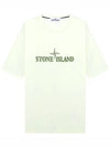 Stitches Two Embroidery Short Sleeve T-Shirt Light Green - STONE ISLAND - BALAAN 2