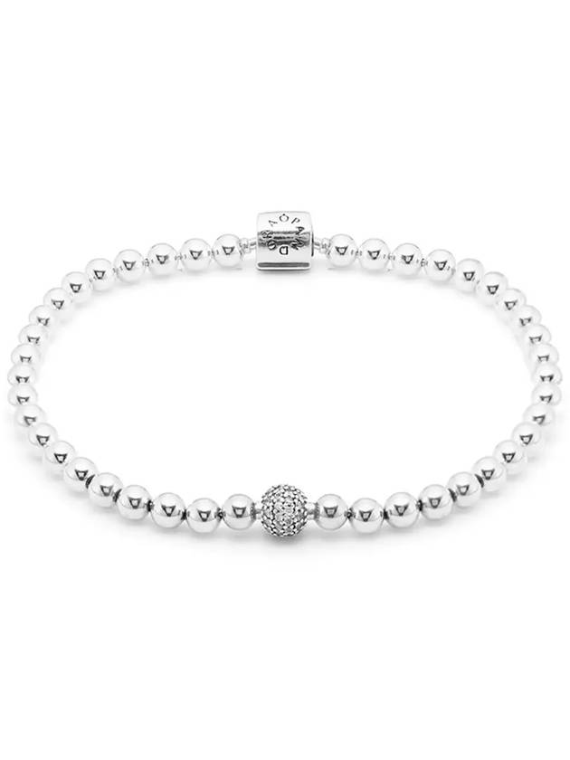 Beads Pave Bracelet Silver - PANDORA - BALAAN 4