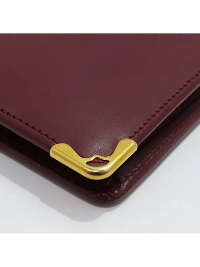 L3000467 Ruby Line 6 Credit Card Half Wallet - CARTIER - BALAAN 2