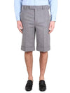 Cashmere Blend Shorts Light Grey - GUCCI - BALAAN 2