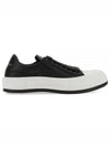 Men's Plimsoll Perforated Deck Low Top Sneakers Black - ALEXANDER MCQUEEN - BALAAN 2