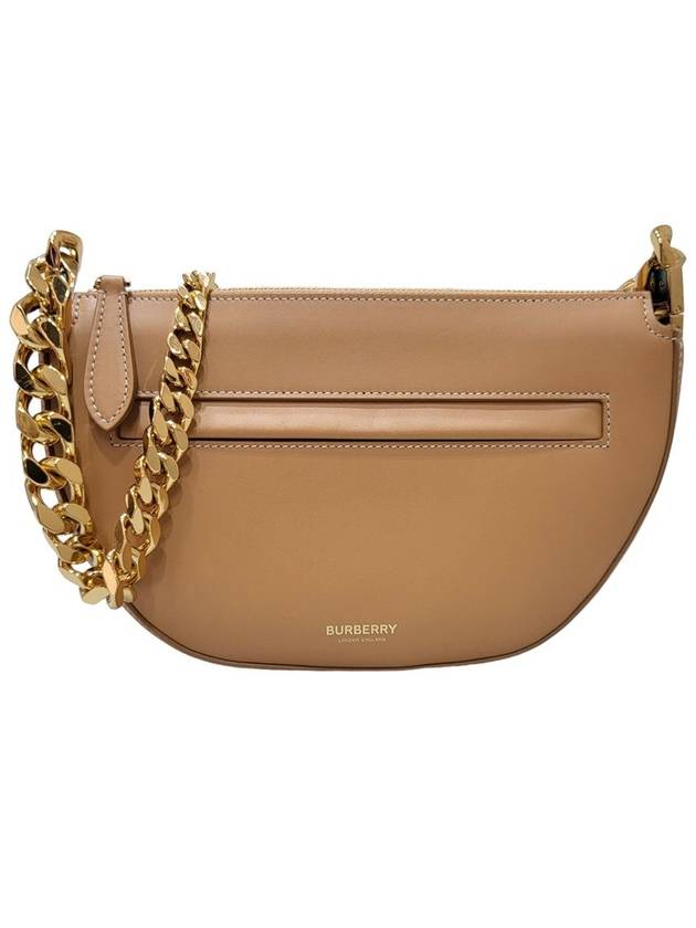 Women s 8051485 Olympia Warm Sand Leather Gold Chain Mini Shoulder Bag - BURBERRY - BALAAN 1