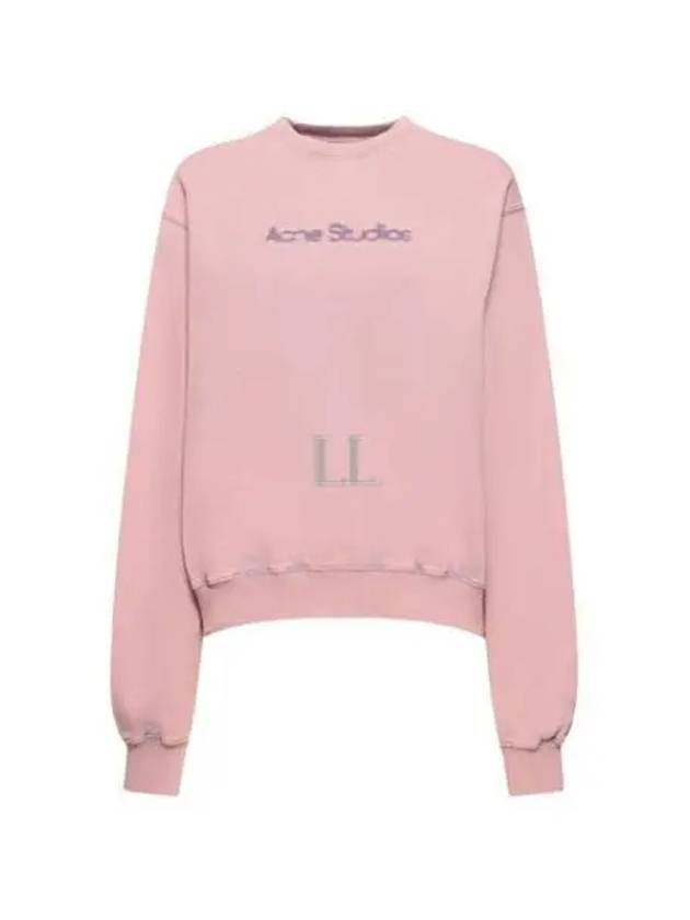 Blurred Logo Sweatshirt Faded Purple - ACNE STUDIOS - BALAAN 2