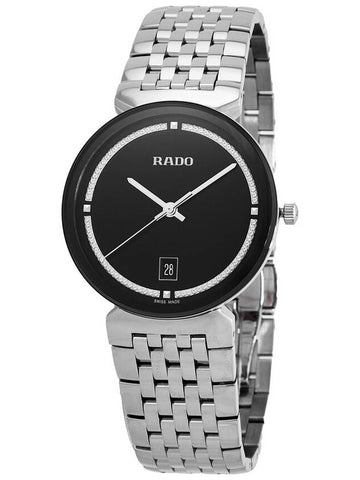 Rado Florence Quartz Black Dial Unisex Watch R48912163 - RADO - BALAAN 1