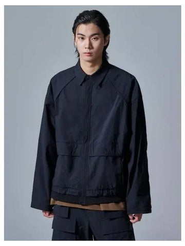 Nylon Half Layered Coach Shirt Black Domestic Product GM0024051643782 - JUUN.J - BALAAN 1