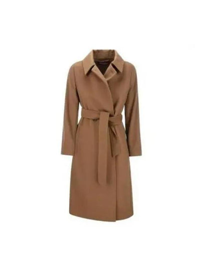 Bcollag Style Wool Single Coat Beige - MAX MARA - BALAAN 2