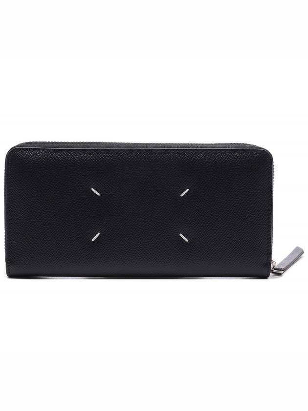 Stitch Logo Leather Long Wallet Black - MAISON MARGIELA - BALAAN 5