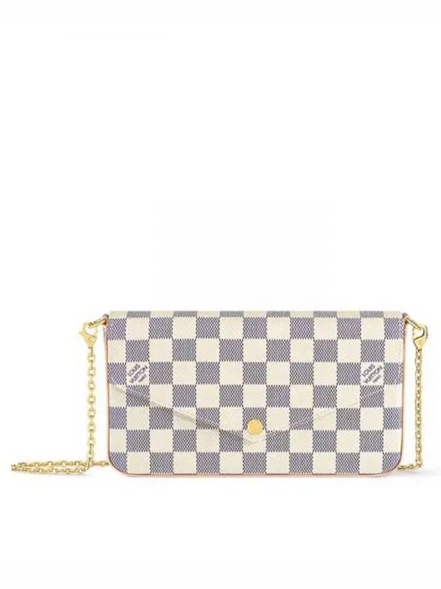 Felicie Pochette Damier Azur Shoulder Bag White - LOUIS VUITTON - BALAAN 2