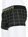 Men's Micro Trunk Briefs Black Green - EMPORIO ARMANI - BALAAN 4