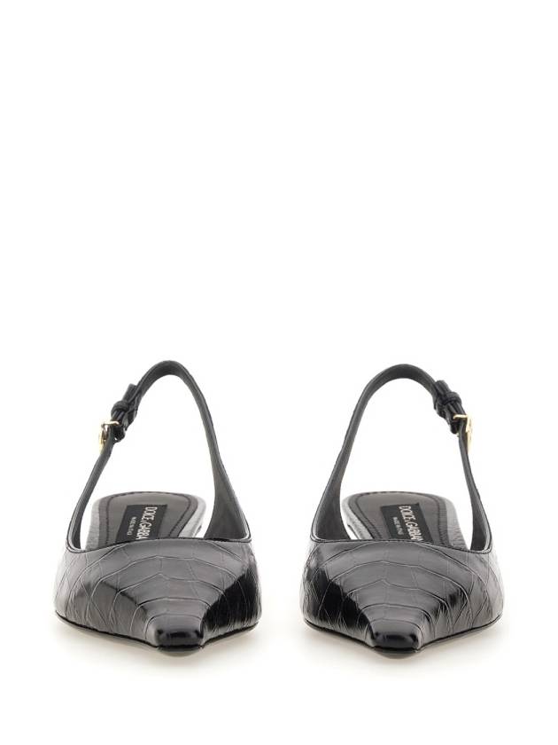 SLINGBACK WITH LOGO - DOLCE&GABBANA - BALAAN 4