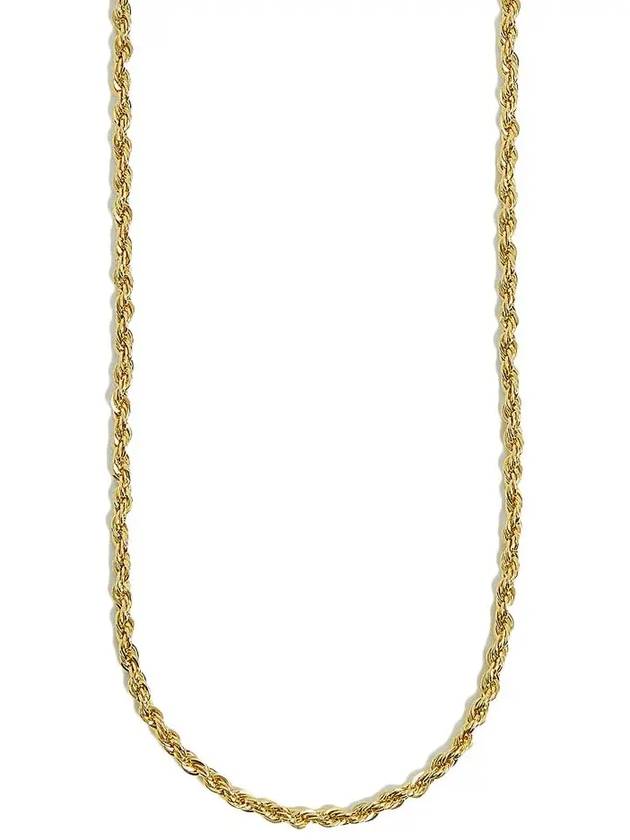 24SS rope chain necklace gold ROPE CHAIN - CRYSTAL HAZE - BALAAN 3