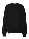 Small Heart Logo Sweatshirt Black - AMI - BALAAN 3