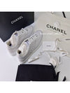 CC Logo Calfskin Low Top Sneakers White - CHANEL - BALAAN 2