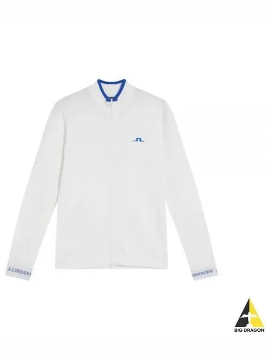 Almaida Full Zip Knit Top White - J.LINDEBERG - BALAAN 2