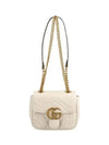 GG Marmont Matelasse Small Shoulder Bag White - GUCCI - BALAAN 2