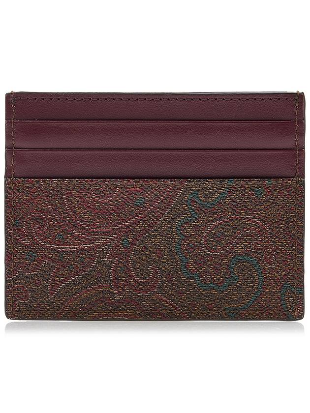 Tesuto Paisley Card Wallet Brown - ETRO - BALAAN 4