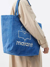 Yenky Embroidered Logo Large Shopper Tote Bag Blue - ISABEL MARANT - BALAAN 7