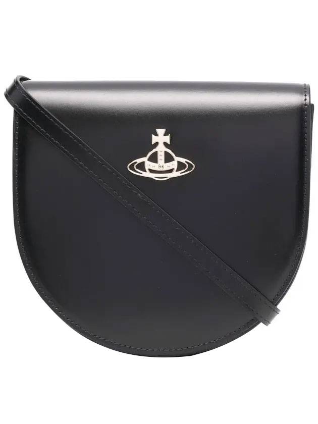 Sarah Saddle Cross Bag Black - VIVIENNE WESTWOOD - BALAAN 1