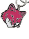 Maison Kitsune Foxhead metal key ring LW06904AM1002 FUCHSIA - MAISON KITSUNE - BALAAN 5