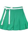 POINT RIBBON Tail Flare Skirt GREEN - MONBIRDIE GOLF - BALAAN 2