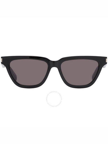 Saint Laurent Dark Grey Smoke Cat Eye Ladies Sunglasses SL 462 SULPICE 001 53 - SAINT LAURENT - BALAAN 1