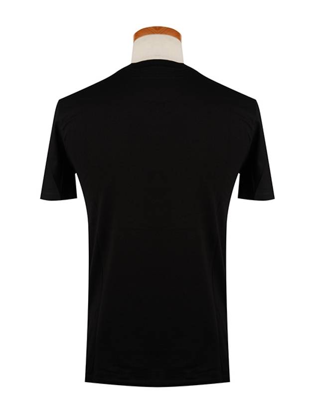 Gangster Print Short Sleeve T-Shirt Black - NEIL BARRETT - BALAAN 4