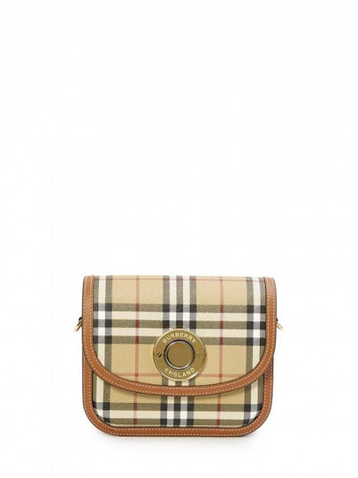 Elizabeth Check Pattern Small Cross Bag Beige - BURBERRY - BALAAN 2