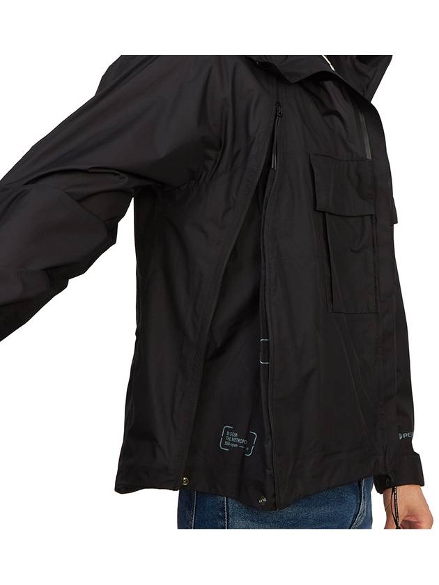 Metropolis Series Pertex Bloom Hooded Jacket Black - CP COMPANY - BALAAN 10