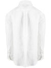 23SS Kids Women's Pony Embroidery Linen Shirt White 865270 005 - POLO RALPH LAUREN - BALAAN 3